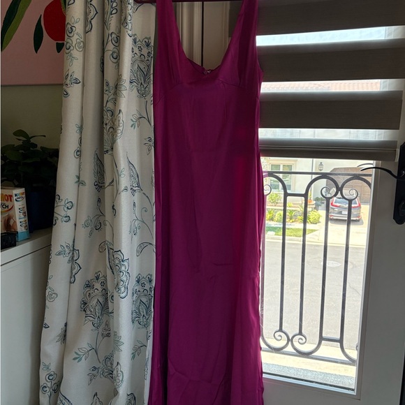 Vibrant Pink Sleeveless Dress - Picture 1 of 5